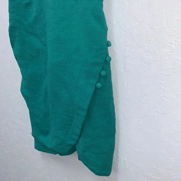 Urban Outfitters Imani Linen Tulip Mini Dress Size Small - Picture 5 of 6